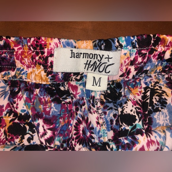 harmony & havoc floral shorts M - Picture 2 of 3